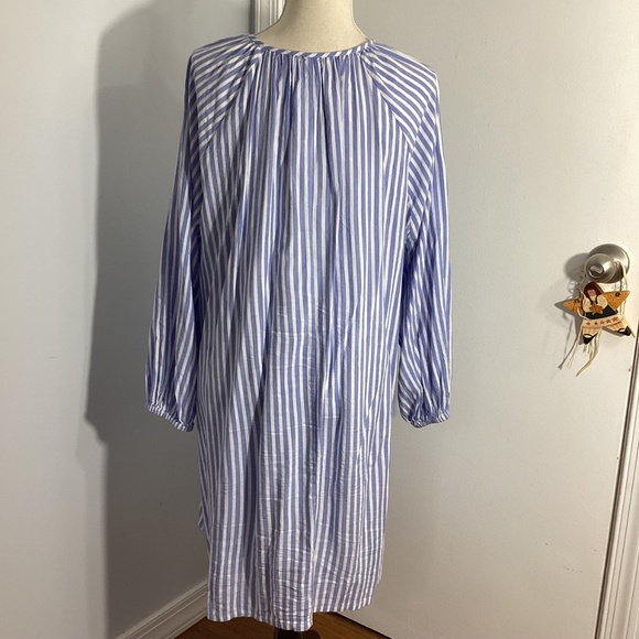H&M WOMAN SIZE XL RELAXED FIT MINI DRESS TUNIC LONG BALOON SLEEVES - Picture 9 of 12